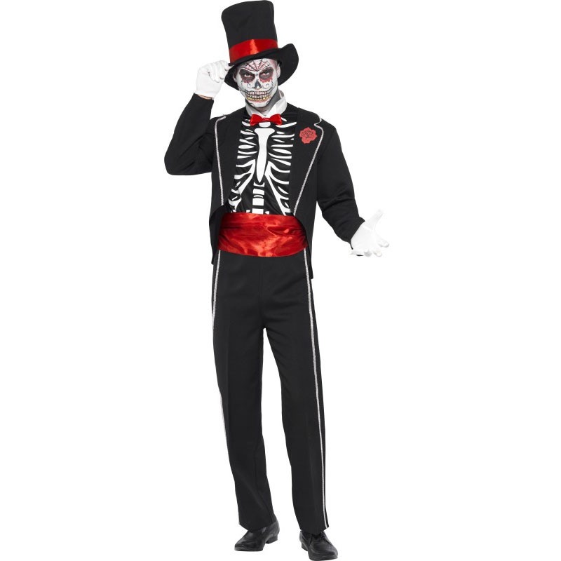 Horror skeleton costume M