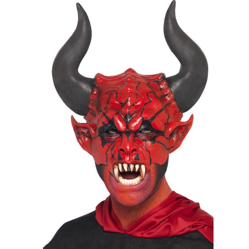 Mask devil big horns