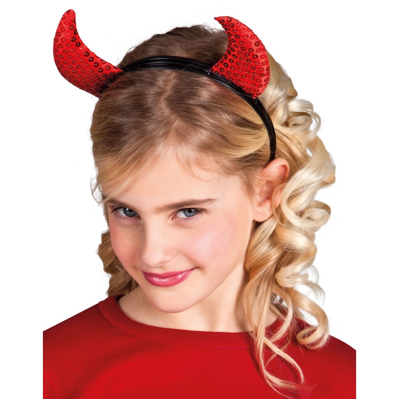 Red devil horns for children