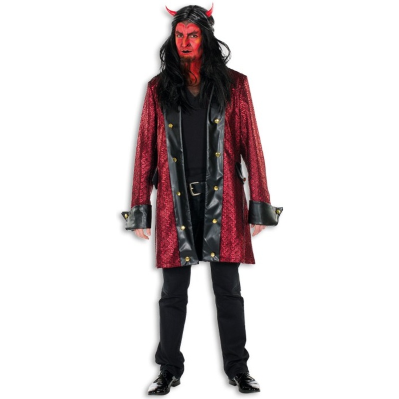 Red renaissance gothic coat for men 48
