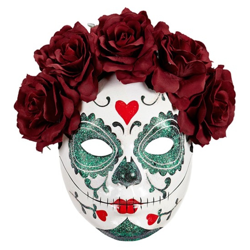 Rose mask Dia De Los Muertos