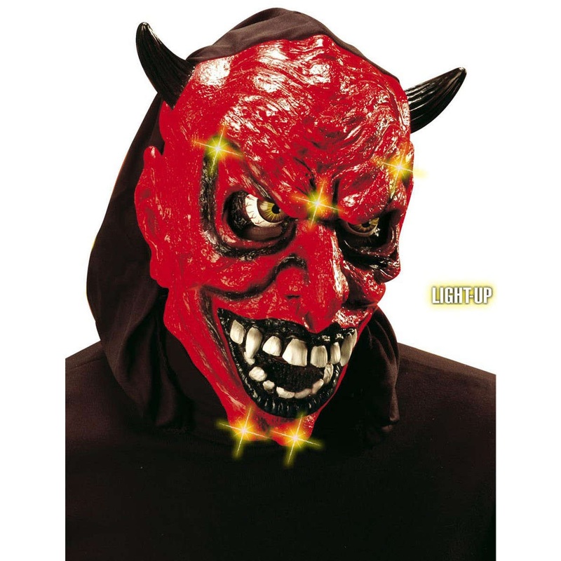Toni devil mask with light effects
