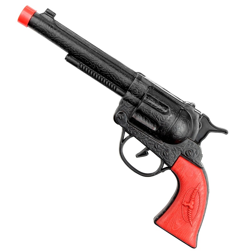 Black cowboy western pistol