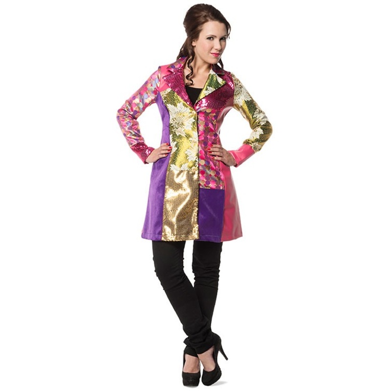 Disco party coat Glamor Premium for women 34