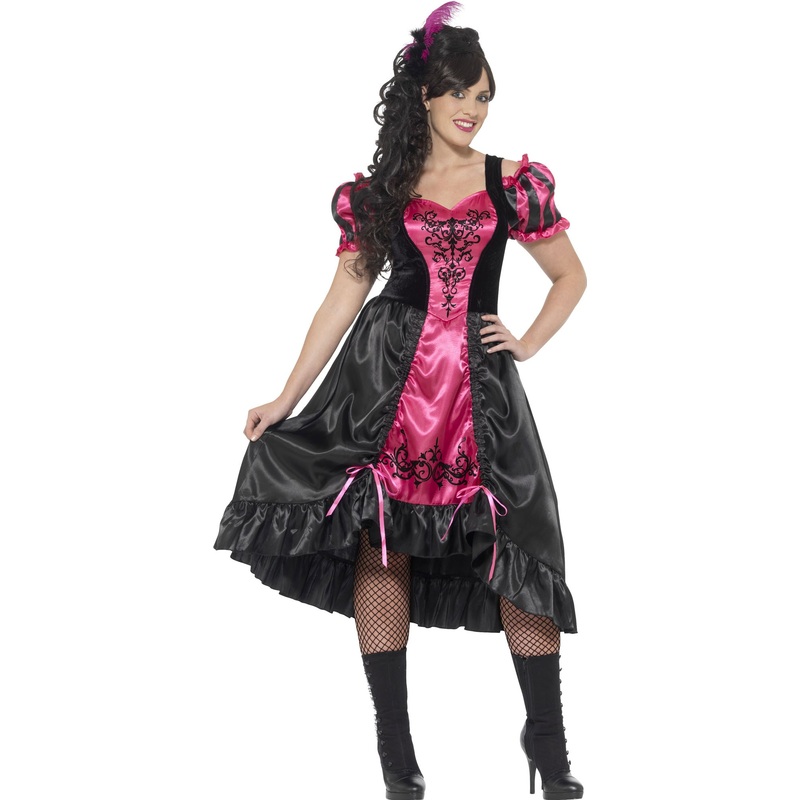 Saloon girl Hanne costume L