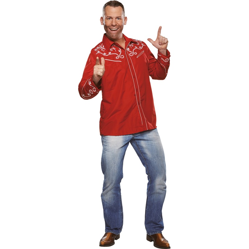 Western saloon party men's shirt 50