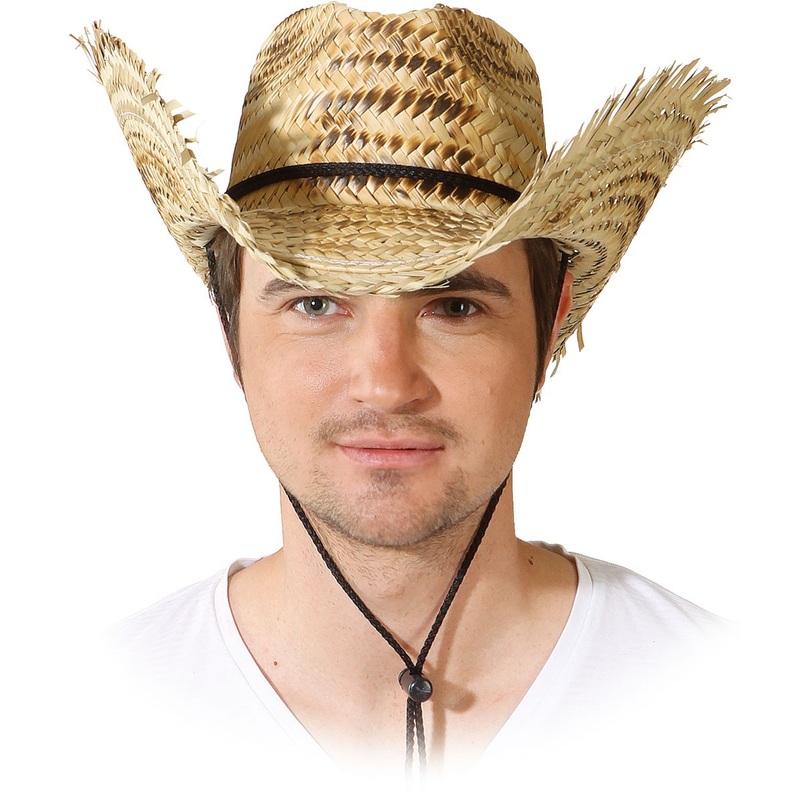 Western style straw hat