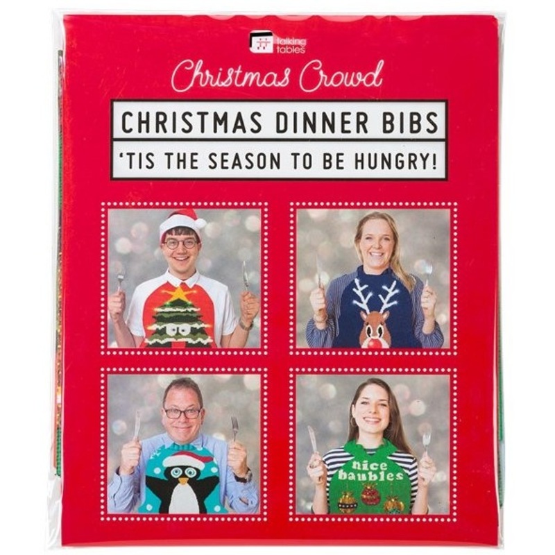 8 funny Christmas bibs