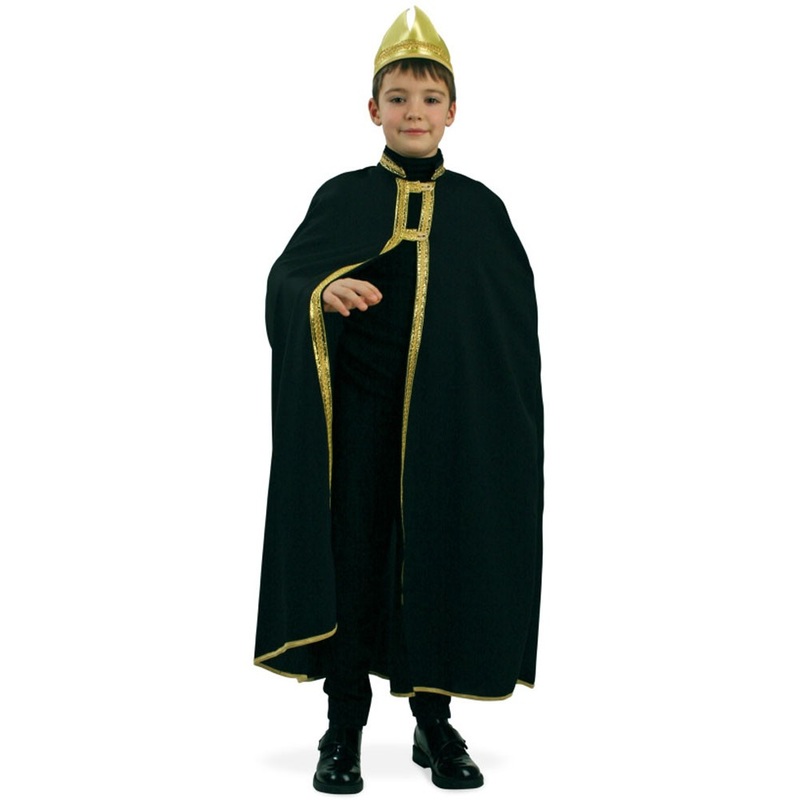 Black three kings child costume