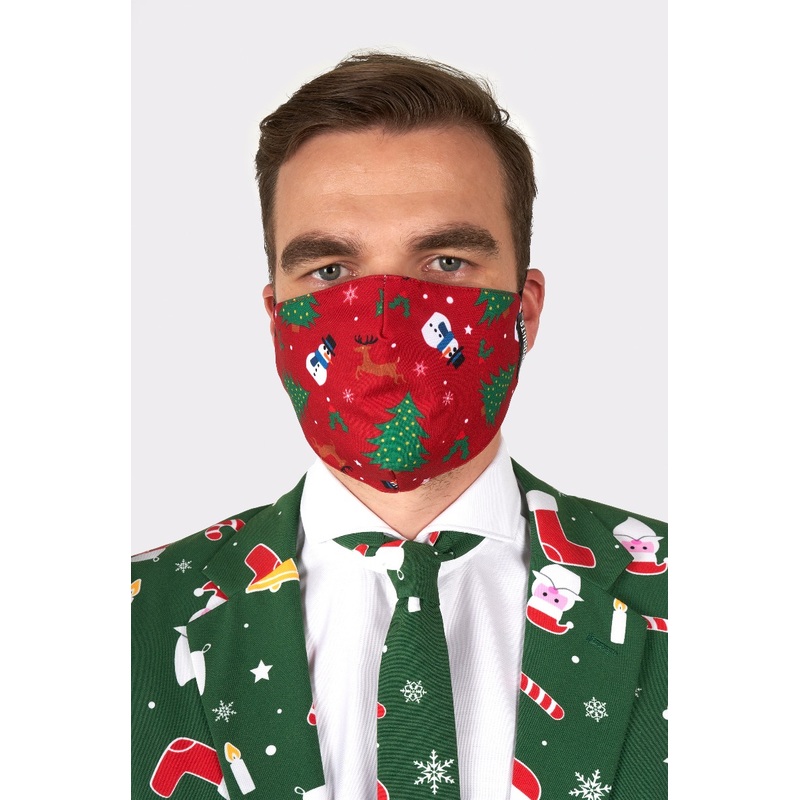 Christmas Friends mouth and nose mask