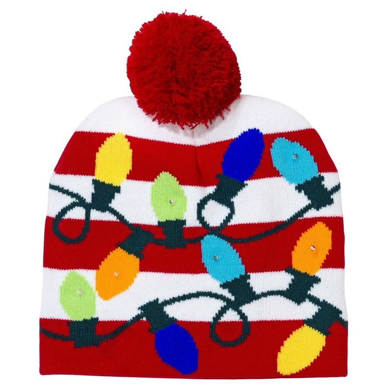 Christmas lights cap