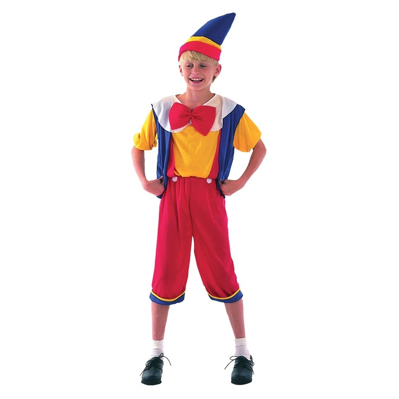 Pinnocchio clown child costume S