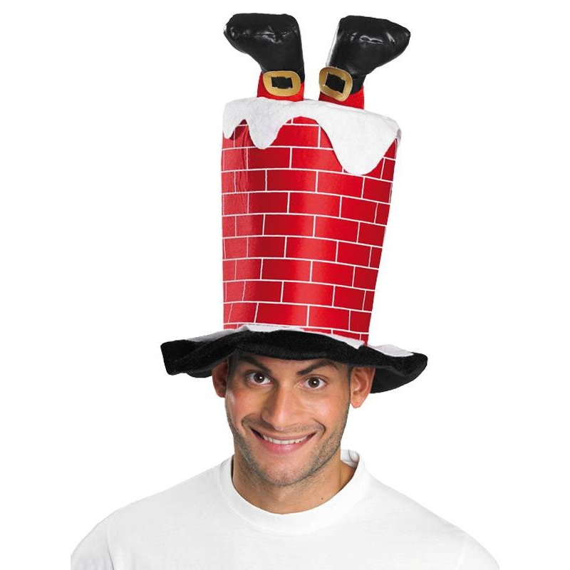 Red chimney Christmas cylinder