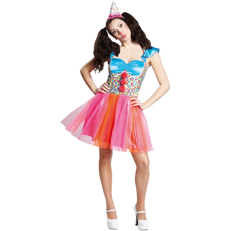 Sexy ladies clown costume 34
