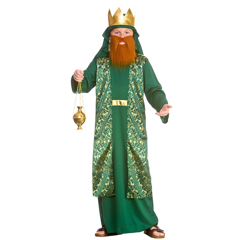 Wise man Kids Costume Balthazar Green S