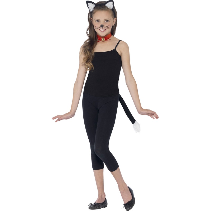 3-piece cute cat costume accessory set