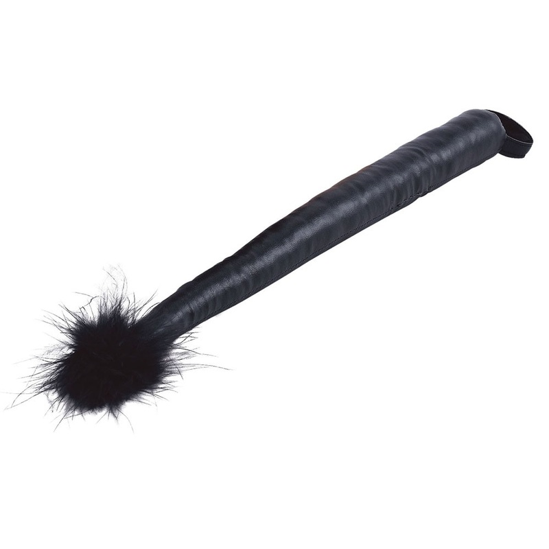 Animal tail with pompom black
