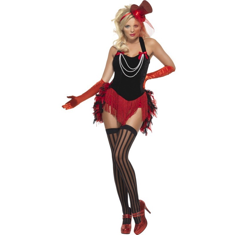 Burlesque 20s feather costume S