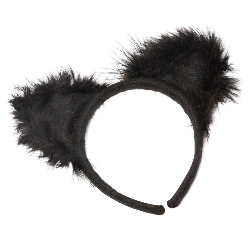 Catty headband with cat ears