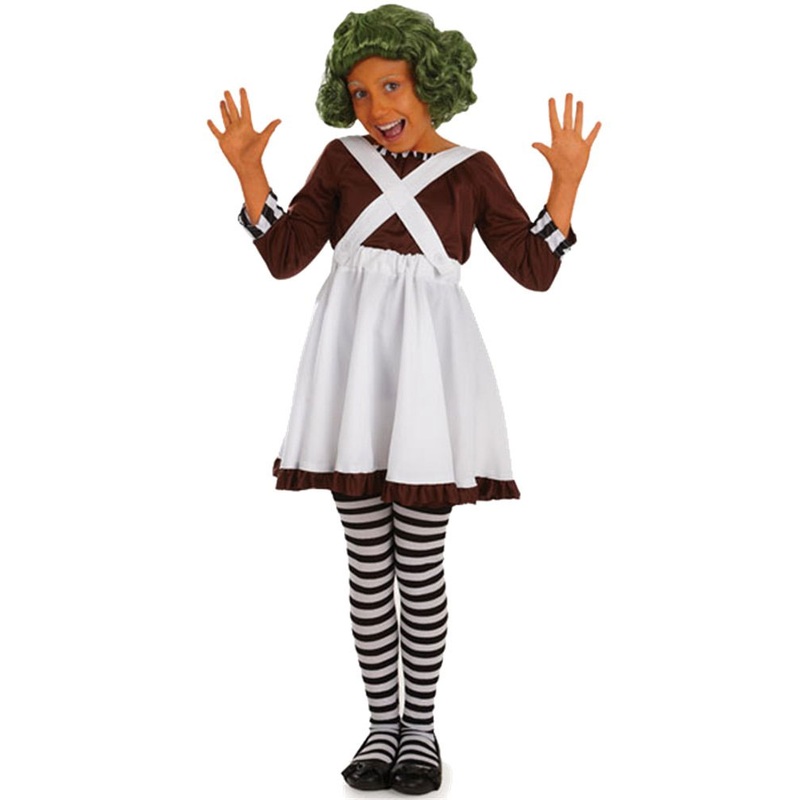 Chocolate factory worker girl costume