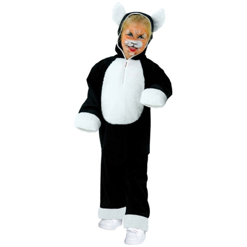 Cuddly cat children's costume 92