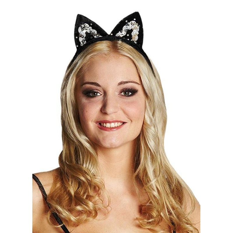 Cute headband with cat ears
