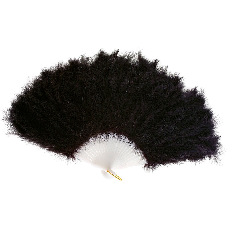 Feather fan black