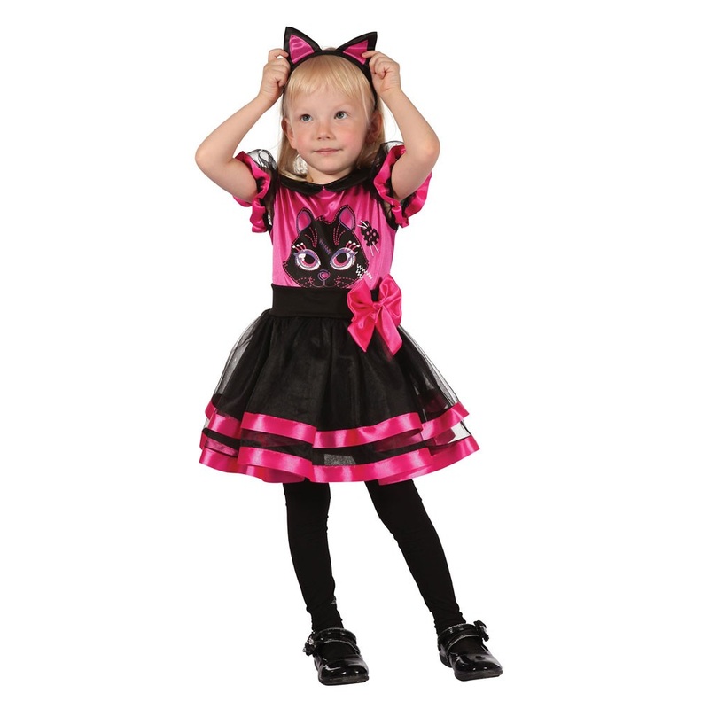 Pink Katzy Kitty girl costume