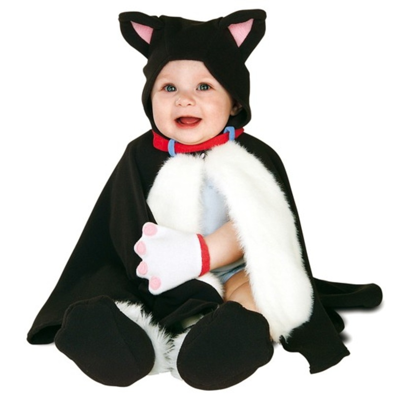 Plush kitty cat baby costume