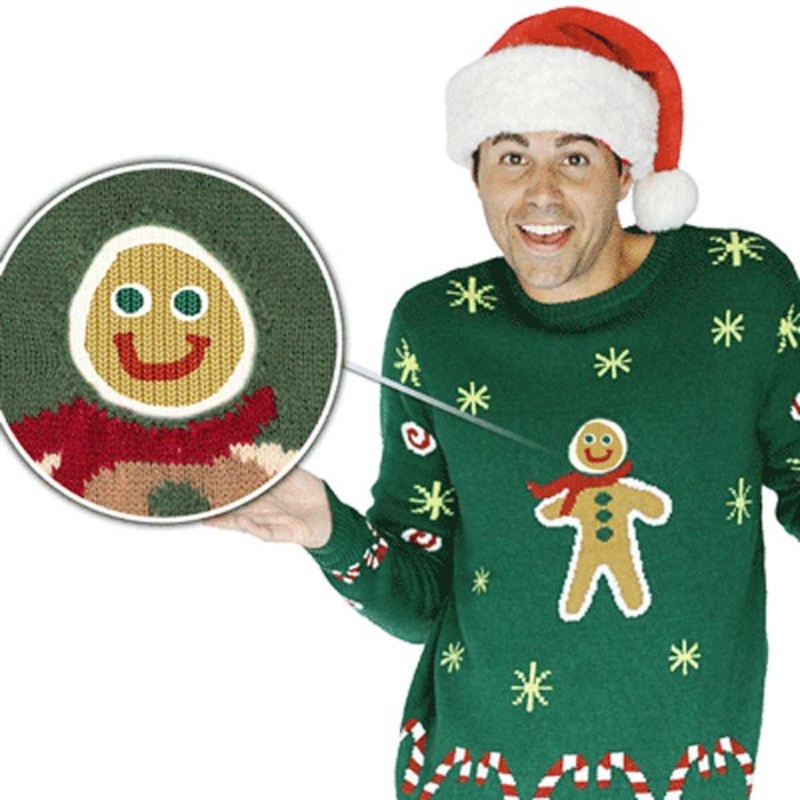 Special Effects Gingerbread Man Christmas Sweater For Men S