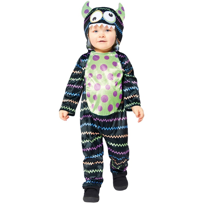 Colorful mini monster costume for babies and toddlers