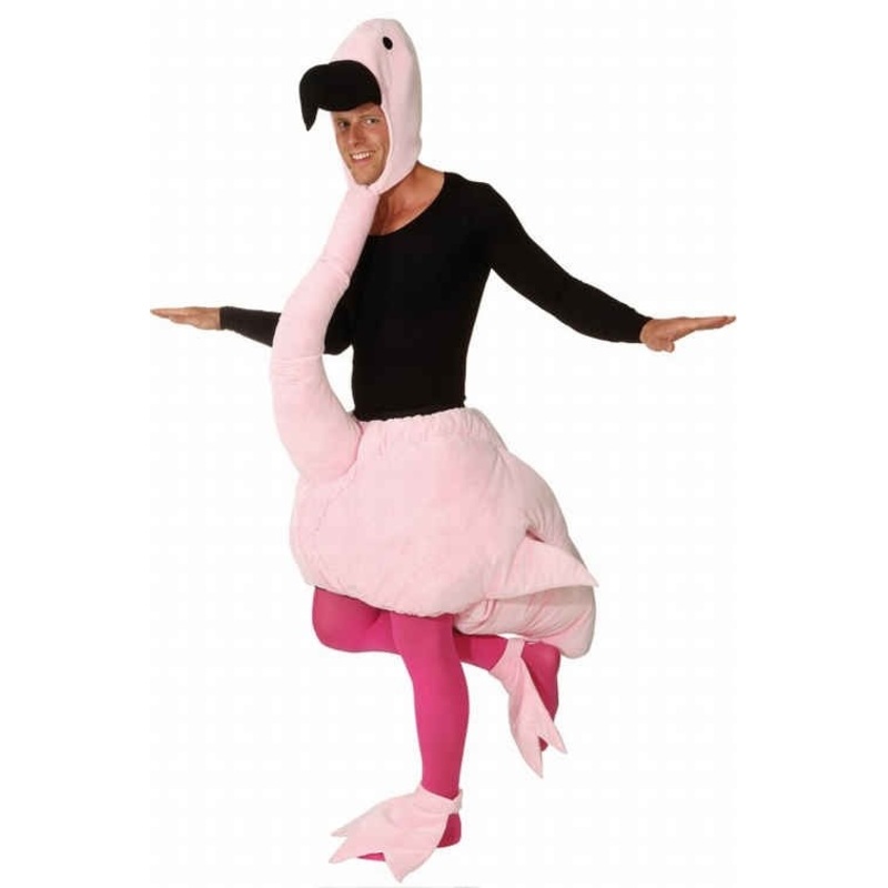 Funny pink flamingo costume