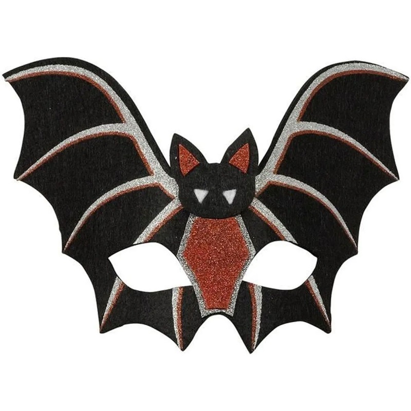 Glittering bat mask
