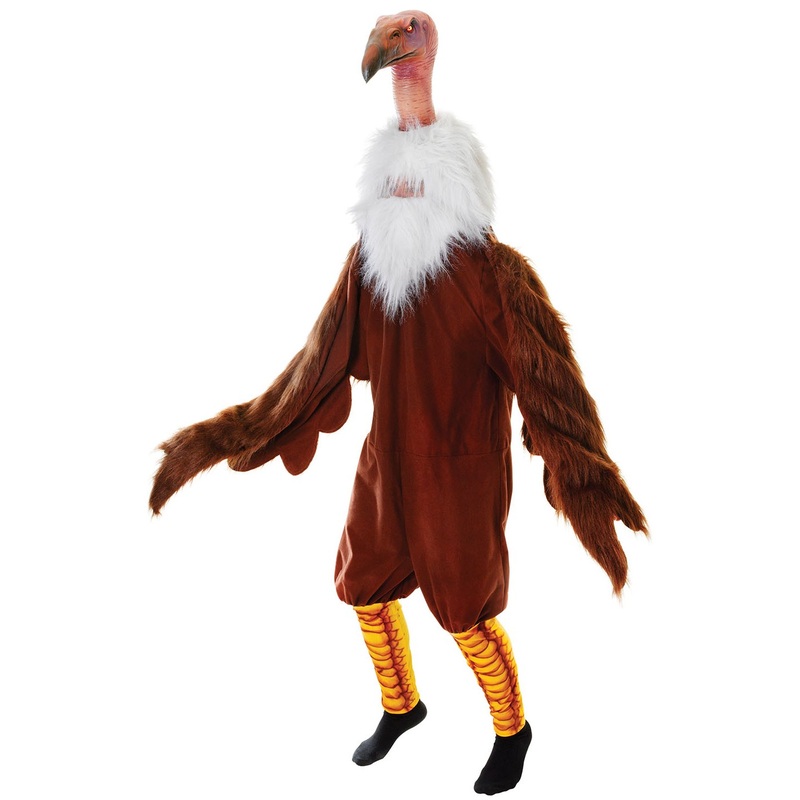 Gluttonous feathered vulture costume