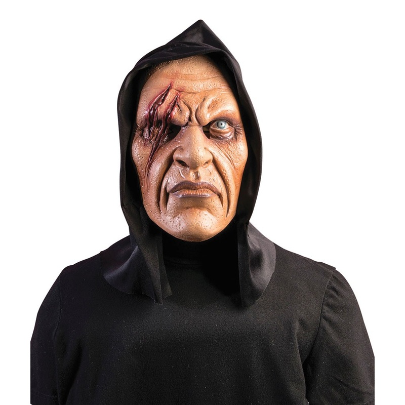 Horror monk hooded mask
