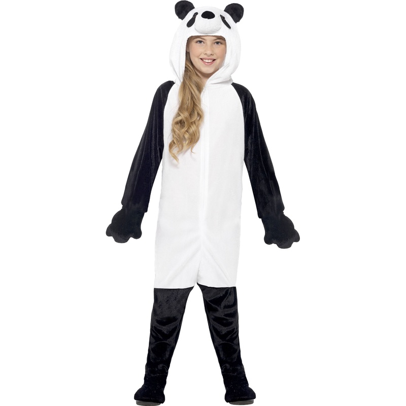 Plush panda costume for kids