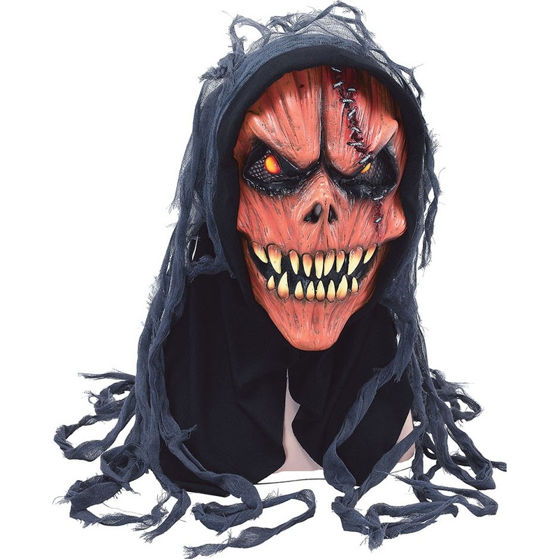 Pumpkin zombie mask