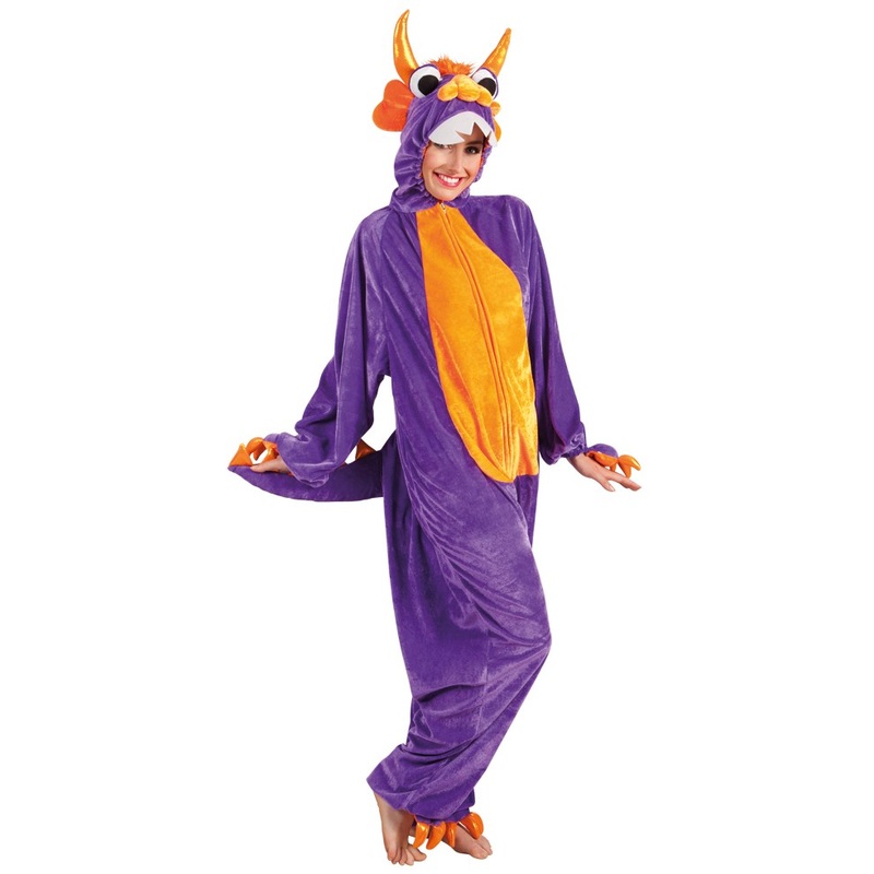 Purple monster Melly plush costume