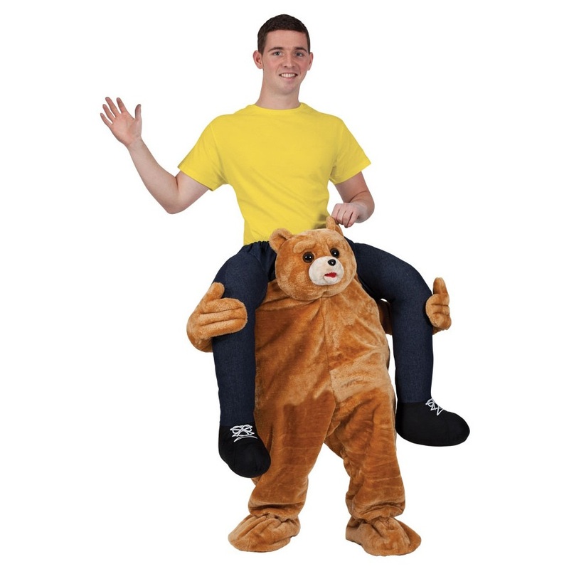 Teddy bear piggyback costume