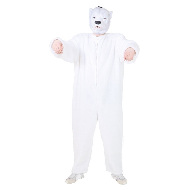 White plush overall unisex