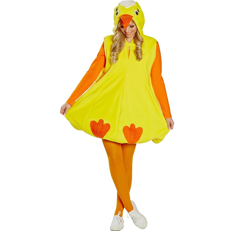 Yellow lucky chick costume M