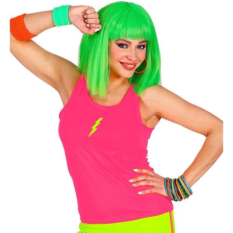 80s tank top for women pink