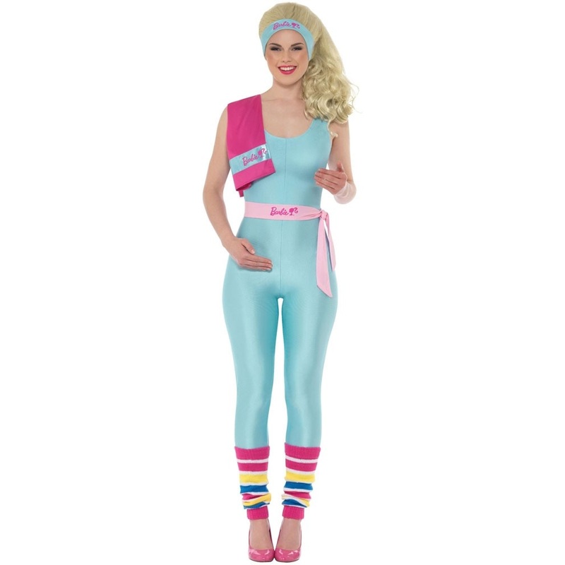 Barbie aerobics ladies costume S