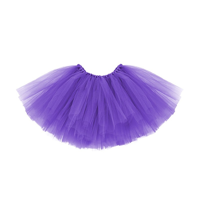 Beautiful purple tutu with a dotted bow
