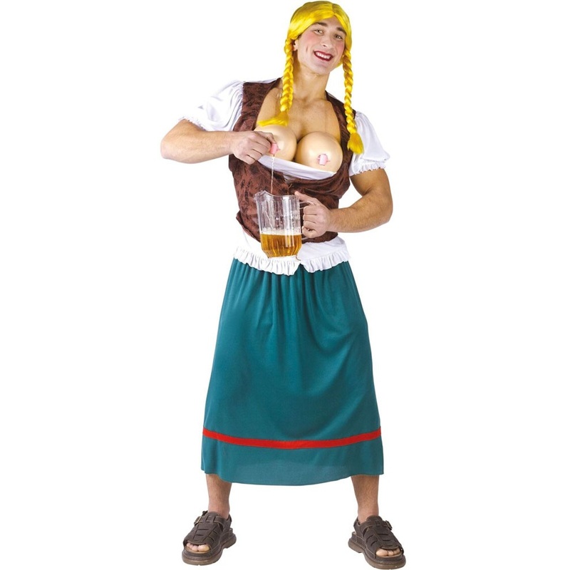 Beer horn costume for men