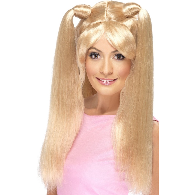 Blonde Mangastyle ladies wig