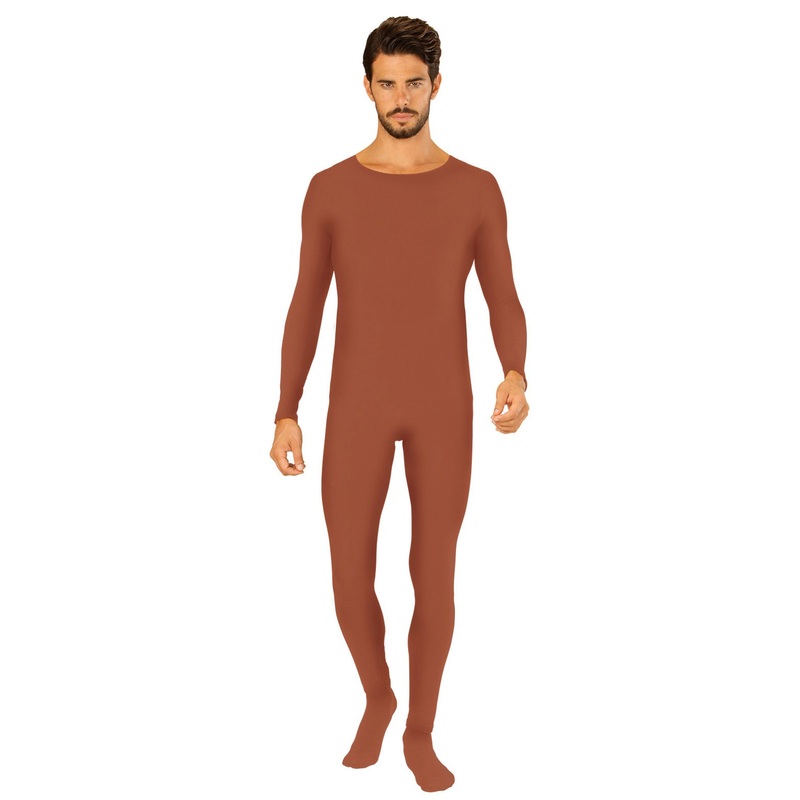 Body suit men brown S-M