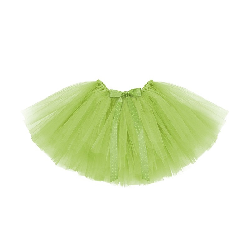 Nice tutu green with a dotted bow