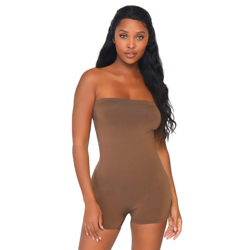 Shapewear bodice suit soft brown S-M