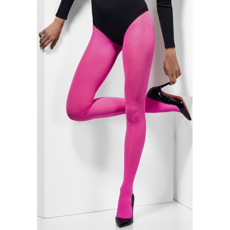 Skin-tight tights in pink